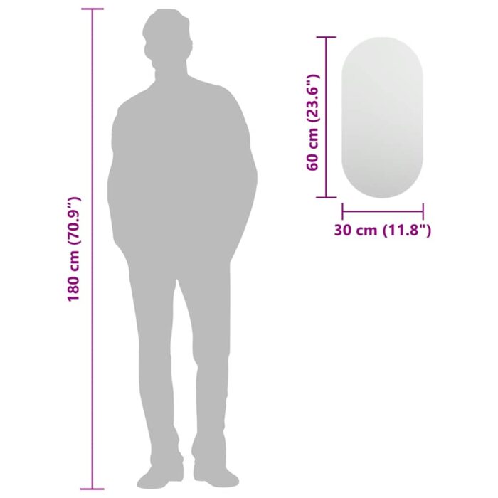 Miroir 60x30 cm Verre – Image 5