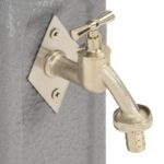 Réservoir de jardin avec robinet Gris clair Aspect de pierre – Image 4