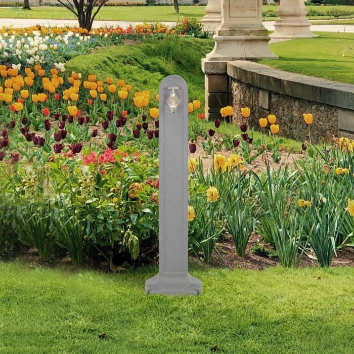 VXL8720286327241_m_en_hd_1.jpg Réservoir de jardin avec robinet Gris clair Aspect de pierre – Image 1