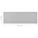 Tapis de couloir Gris clair 80x250 cm – Image 6