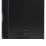 Armoire de salle de bain à miroir LED noir brillant 50x14x60 cm – Image 3