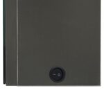 Armoire de salle de bain à miroir LED anthracite 50x14x60 cm – Image 4