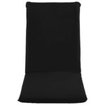 Chaise longue pliable Tissu Oxford Noir – Image 3