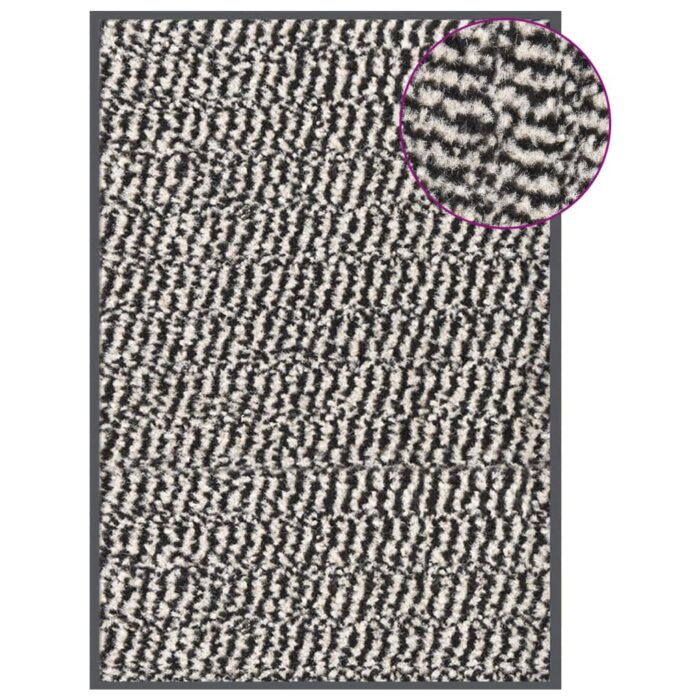 Paillasson touffeté 40x60 cm Marron clair – Image 1