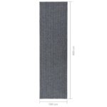 Tapis 100x400 cm Gris – Image 6