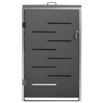 Abri pour poubelle 69x77,5x112,5 cm Inox – Image 5