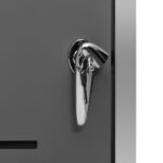 Abri pour poubelle 69x77,5x112,5 cm Inox – Image 9
