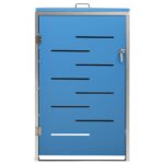 Abri pour poubelle 69x77,5x112,5 cm Inox – Image 5