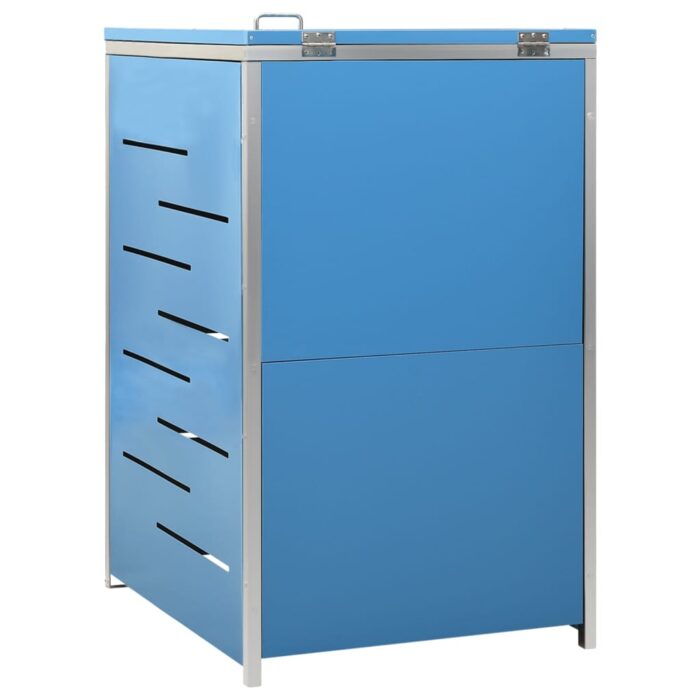 Abri pour poubelle 69x77,5x112,5 cm Inox – Image 7