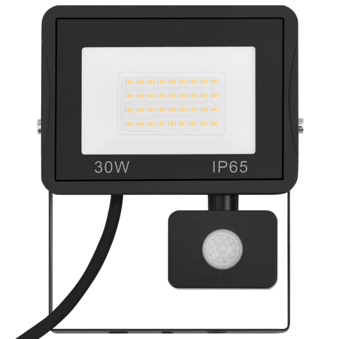 Projecteur à LED avec capteur 30 W Blanc chaud – Image 4