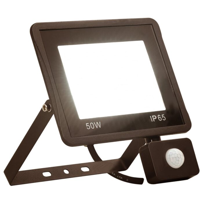 Projecteur à LED avec capteur 50 W Blanc chaud – Image 1