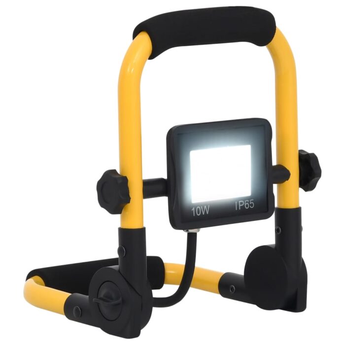 Projecteur à LED avec poignée 10 W Blanc froid – Image 1