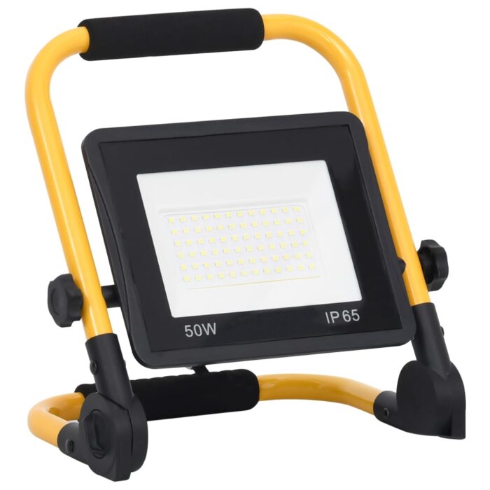 Projecteur à LED avec poignée 50 W Blanc froid – Image 2