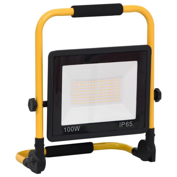 Projecteur à LED avec poignée 100 W Blanc froid – Image 3