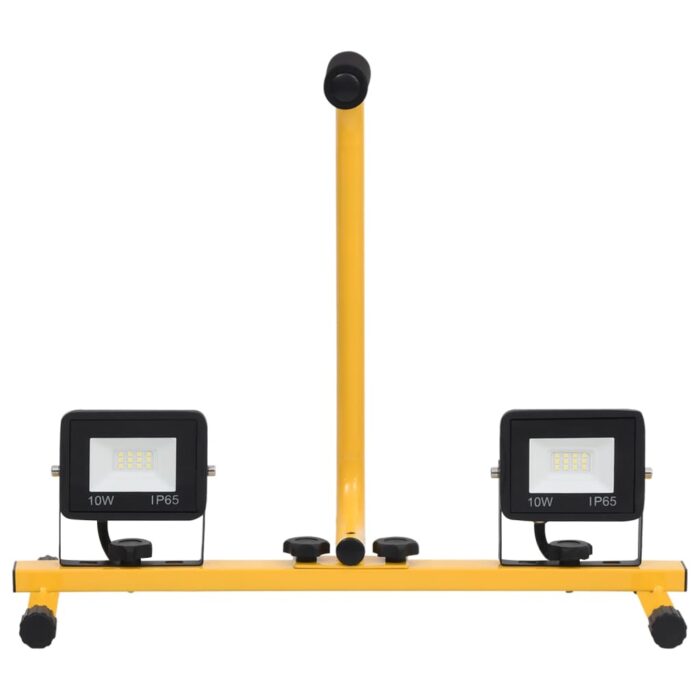 Projecteur à LED avec poignée 2x10 W Blanc chaud – Image 4