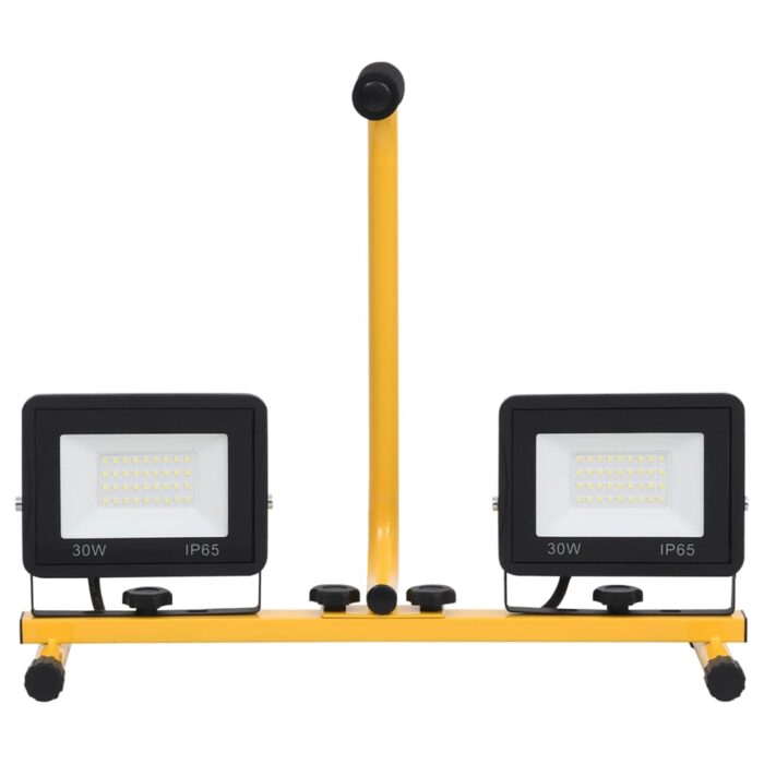 Projecteur à LED avec poignée 2x30 W Blanc froid – Image 4