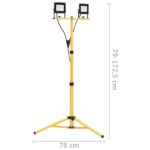 Projecteur à LED avec trépied 2x50 W Blanc chaud – Image 8