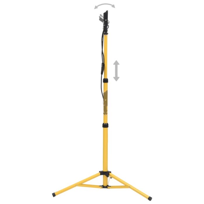 Projecteur à LED avec trépied 2x30 W Blanc froid – Image 2