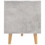 Meuble TV gris béton 90x40x48,5 cm bois d'ingénierie – Image 4