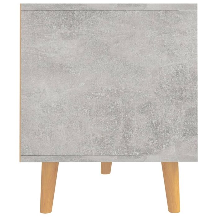 Meuble TV gris béton 90x40x48,5 cm bois d'ingénierie – Image 4