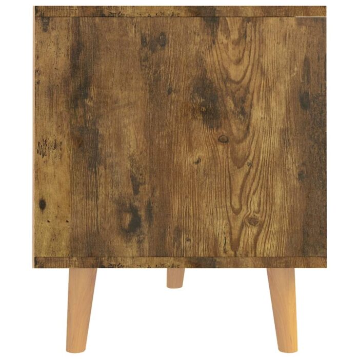 Meuble TV chêne fumé 90x40x48,5 cm bois d'ingénierie – Image 4