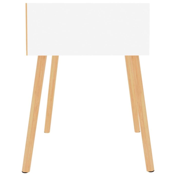 Tables de chevet 2 pcs Blanc 40x40x56 cm Bois d'ingénierie – Image 2