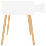 Tables de chevet 2 pcs Blanc 40x40x56 cm Bois d'ingénierie – Image 5