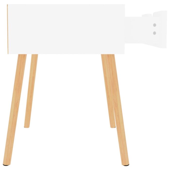 Tables de chevet 2 pcs Blanc 40x40x56 cm Bois d'ingénierie – Image 5