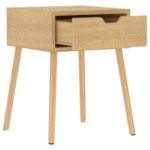 Table de chevet Chêne sonoma 40x40x56 cm Bois d'ingénierie – Image 4