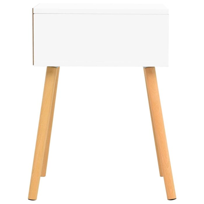Table de chevet Blanc chêne sonoma 40x40x56cm Bois d'ingénierie – Image 2