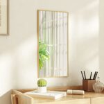 Miroir de porte Doré 30x60 cm Verre et aluminium