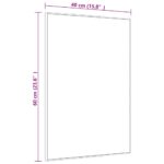 Miroir de porte Doré 40x60 cm Verre et aluminium – Image 2