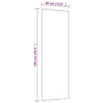 Miroir de porte Doré 40x100 cm Verre et aluminium – Image 2