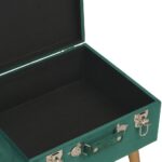 Tabourets de rangement lot de 3 Vert Velours – Image 6