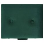 Tabourets de rangement lot de 3 Vert Velours – Image 7
