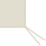 Parois latérales de belvédère avec fenêtres 2 pcs Crème – Image 3