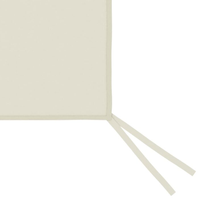 Parois latérales de belvédère avec fenêtres 2 pcs Crème – Image 3