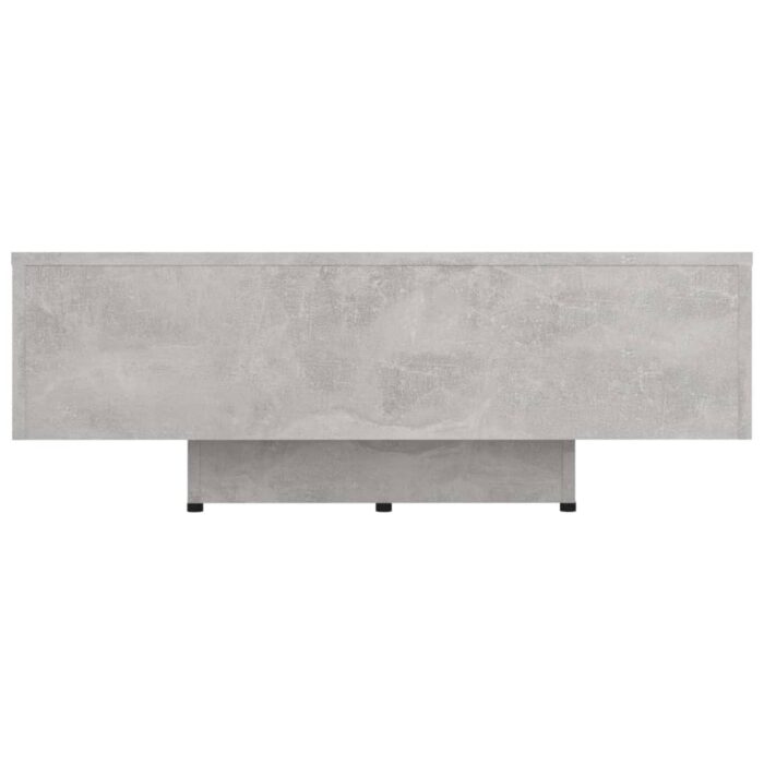 Table basse Gris béton 85x55x31 cm Bois d'ingénierie – Image 2