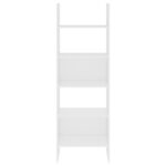 Bibliothèque Blanc 60x35x180 cm Bois d’ingénierie – Image 3