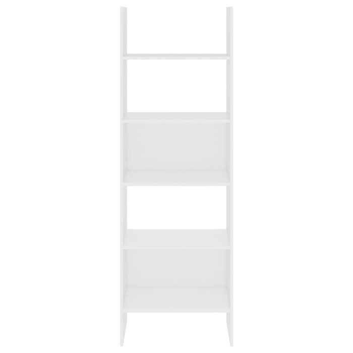 Bibliothèque Blanc 60x35x180 cm Bois d’ingénierie – Image 3