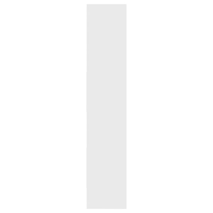 Bibliothèque Blanc 60x35x180 cm Bois d’ingénierie – Image 4