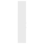 Bibliothèque Blanc 40x35x180 cm Bois d'ingénierie – Image 5