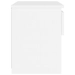 Tables de chevet 2 pcs Blanc 40x30x39 cm Bois d'ingénierie – Image 5