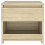 Table de chevet Chêne sonoma 40x30x39 cm Bois d’ingénierie – Image 2
