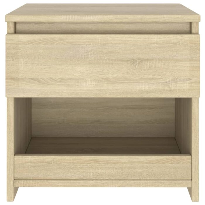 Table de chevet Chêne sonoma 40x30x39 cm Bois d’ingénierie – Image 2