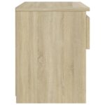 Table de chevet Chêne sonoma 40x30x39 cm Bois d’ingénierie – Image 3