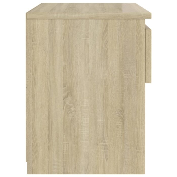 Table de chevet Chêne sonoma 40x30x39 cm Bois d’ingénierie – Image 3