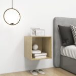 Armoire murale Chêne Sonoma 37x37x37 cm Bois d’ingénierie – Image 3