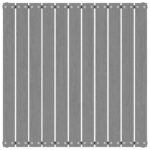 Repose-pied de jardin avec coussin Gris Bois de pin massif – Image 4