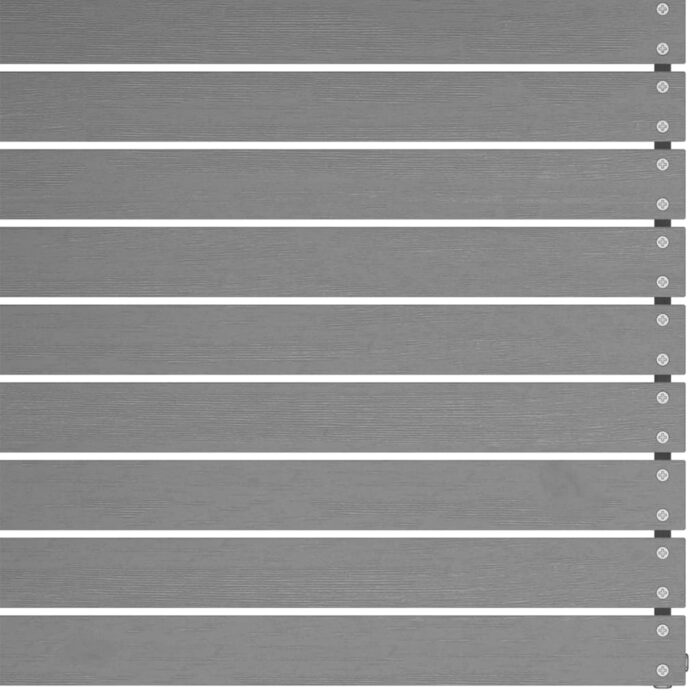 Canapé 2 places de jardin avec coussins Gris Bois de pin massif – Image 5